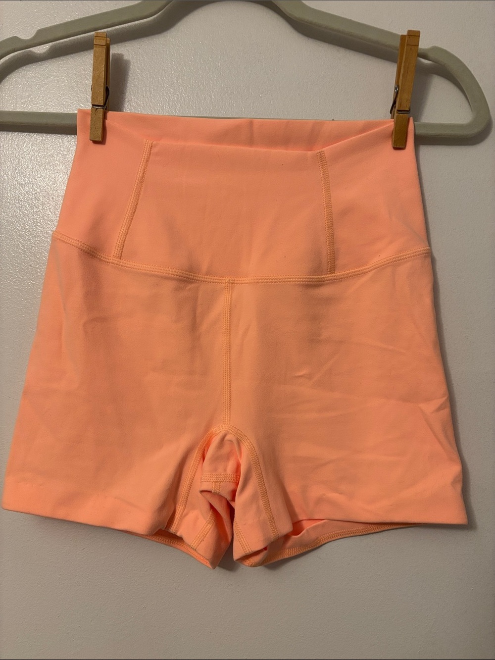FP Movement by Free People High-Waist Peach Bike Shorts